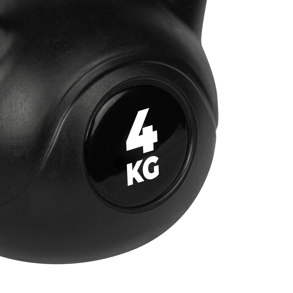 VirtuFit PVC Kettlebell - 4 kg - Noir - Tweedekans