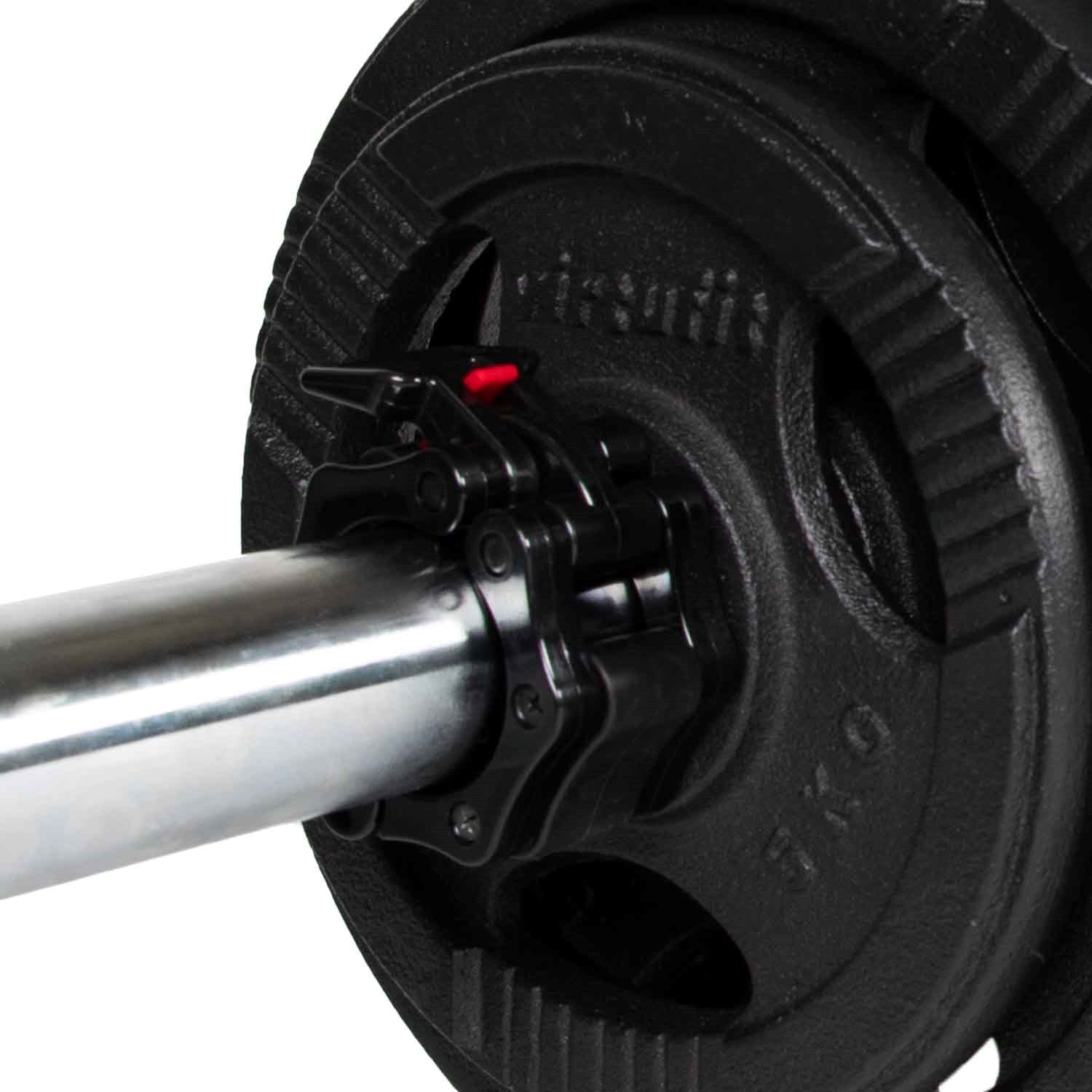 VirtuFit Olympische Gietijzeren Halterset - 170 kg