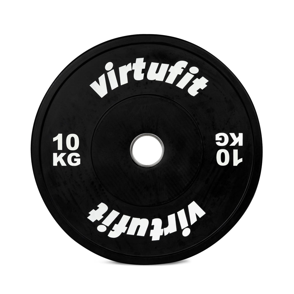 Kit de Bumper Plates VirtuFit - Disques d'Haltères Olympiques en Caoutchouc - 150 kg - Tweedekans