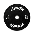 Kit de Bumper Plates VirtuFit - Disques d'Haltères Olympiques en Caoutchouc - 150 kg - Tweedekans