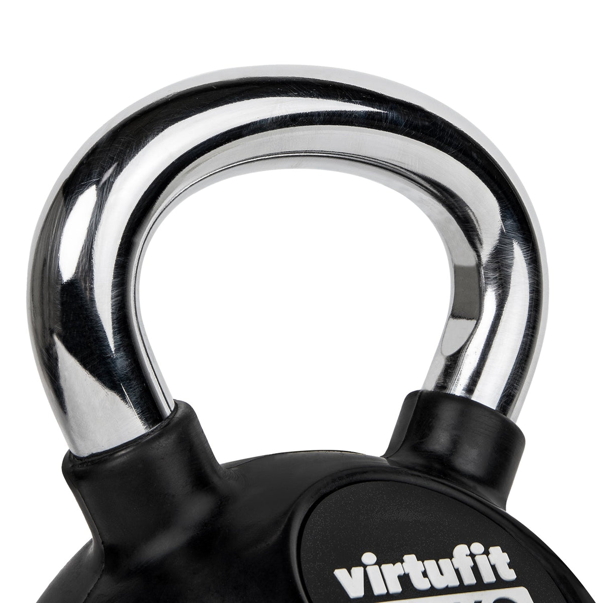 VirtuFit Kettlebell - Rubber/Chroom - 6 kg - Tweedekans