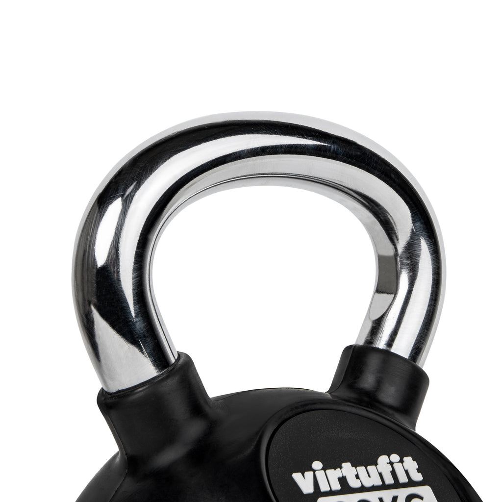 VirtuFit Kettlebell - Rubber/Chroom - 10 kg - Tweedekans