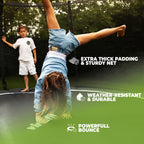 Trampoline VirtuFit Premium avec filet de sécurité - Noir - 366 cm - Tweedekans