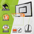 VirtuFit Pro Mini Basketbalbord met 2 Ballen en Pomp - Zwart - Tweedekans - Detail