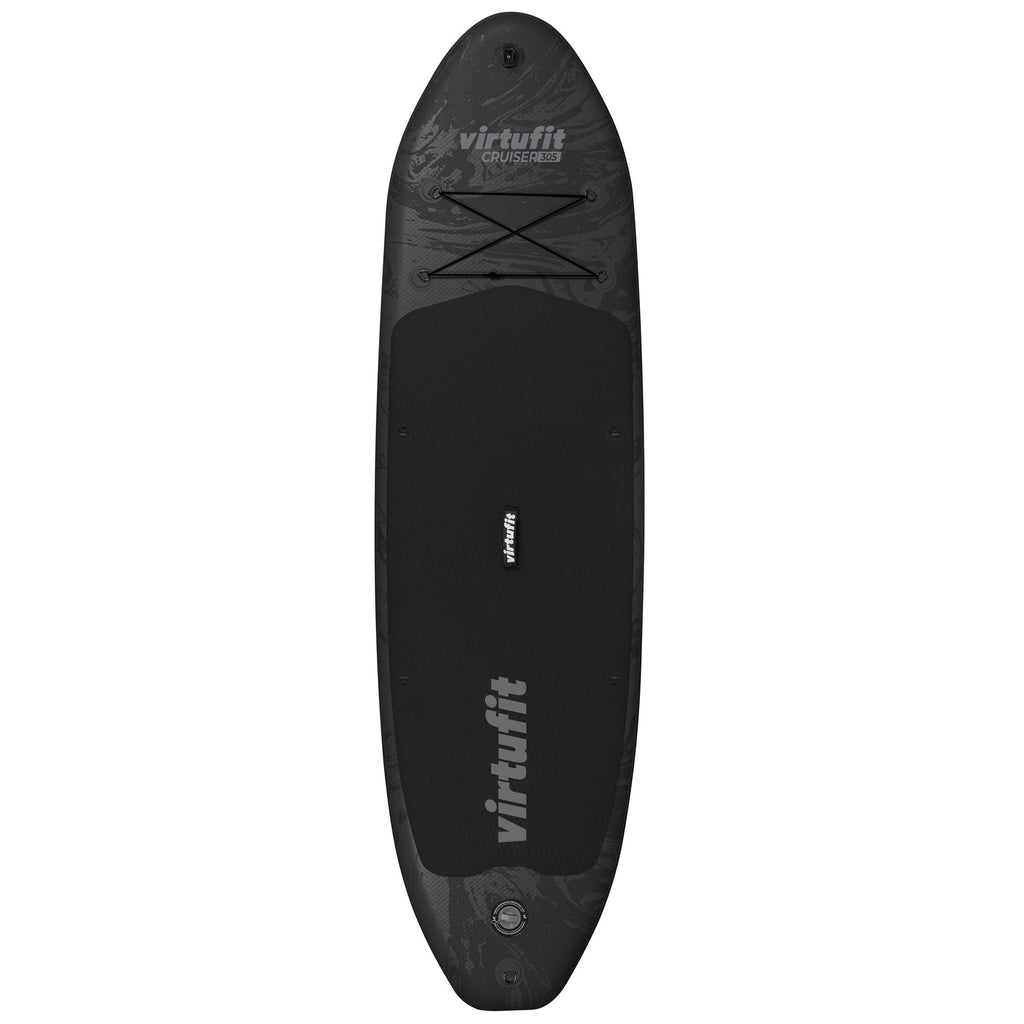VirtuFit Supboard Cruiser 305 - Noir - Avec siège de kayak, accessoires et sac de transport