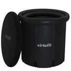 VirtuFit Bain de glace XXL - 375 litres - Anthracite - Accessoires inclus - Deuxième Chance