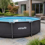 Piscine Ronde VirtuFit - Ø244 x 76 cm - Anthracite - Tweedekans