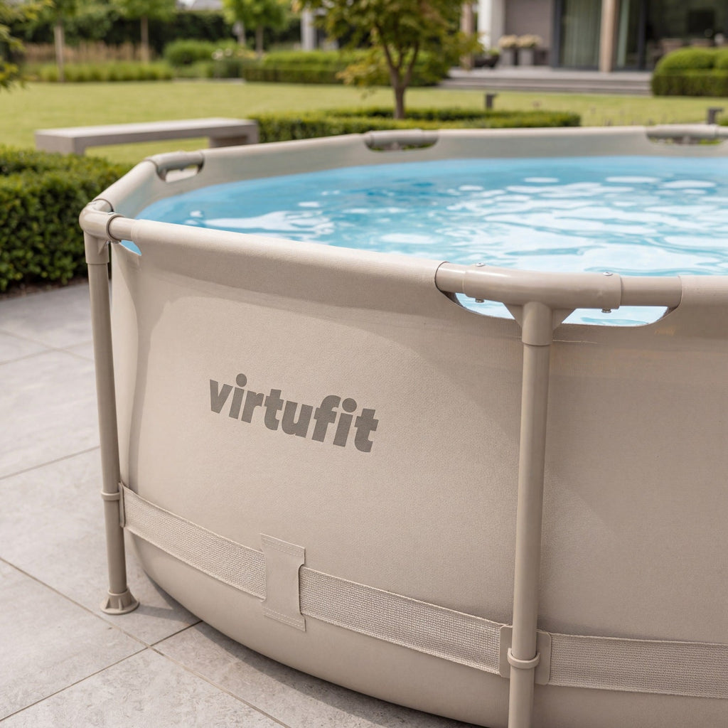 Piscine Ronde VirtuFit - Ø305 x 76 cm - Beige - Tweedekans