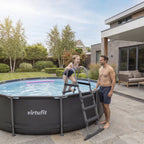 VirtuFit Zwembadtrap 100 cm - Universeel - Tweedekans - Detail