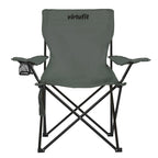VirtuFit Foldable Camping Chair - Chaise de plage - Gris - Tweedekans
