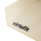 VirtuFit Opvouwbare Camping Stoel - Inclusief Universele Stoelparasol - Beige