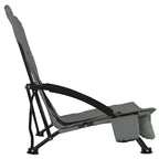 VirtuFit Chaise de plage pliable - Gris