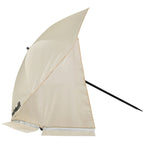 VirtuFit Parasol de plage - Windbreak - 180 cm - Beige