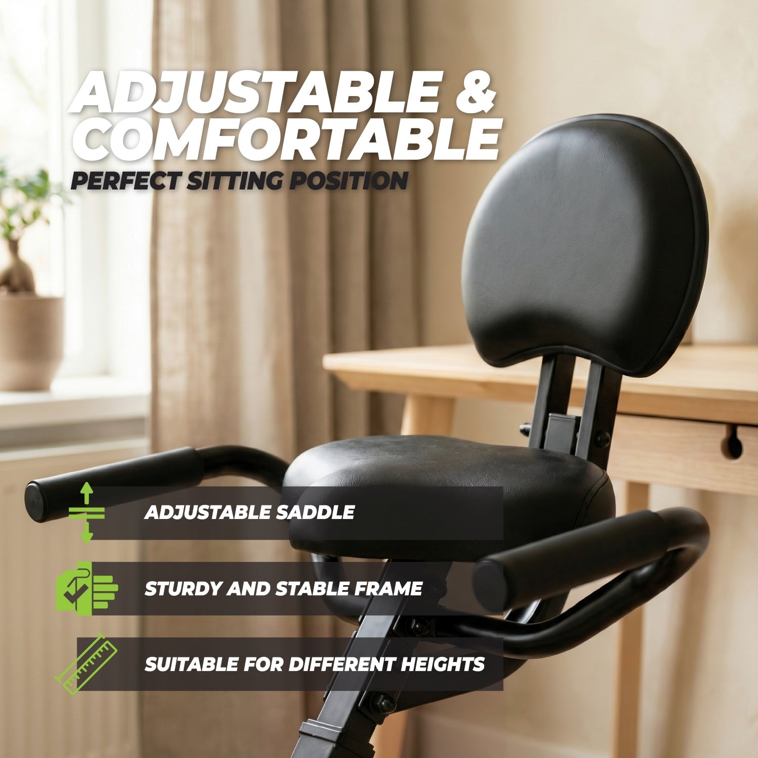 VirtuFit DB100 Opvouwbare Deskbike - Showroommodel