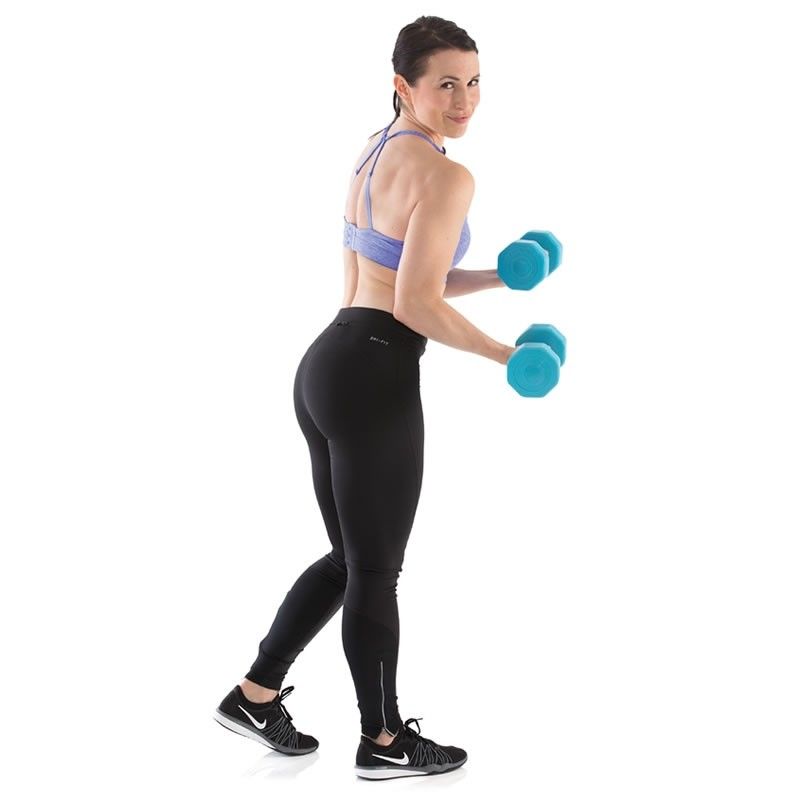 Gymstick Active Vinyl Dumbbell Set - Blauw - 2 x 3 kg