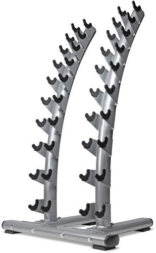 VirtuFit Deluxe Rack à haltères - Inclus Hexa Dumbbells 1 à 10 kg