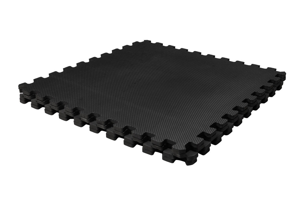 Tapis Puzzle Fitness VirtuFit – Tapis de Sol 4 Pièces – 120×120 cm – Noir - Tweedekans