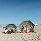 VirtuFit Parasol de plage - Windbreak - 180 cm - Gris - Tweedekans