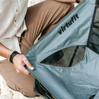 VirtuFit Camping Chair Compact - Chaise de plage - Noir - Tweedekans
