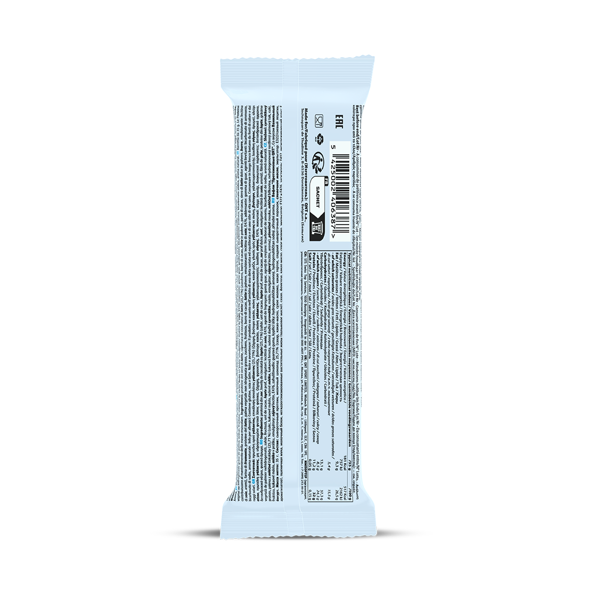 QNT Protein Wafer Bar - Eiwit Reep - 12 x 35 gr - Vanilla Yoghurt