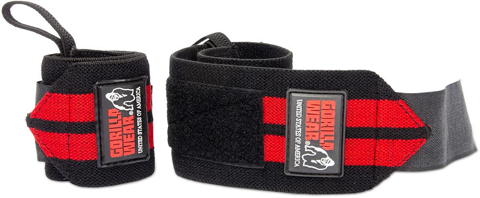 Gorilla Wear Wrist Wraps PRO - Noir/Rouge
