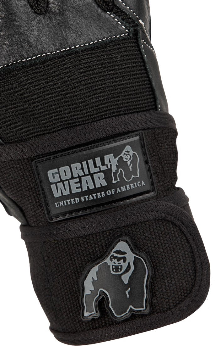 Gorilla Wear Dallas Wrist Wraps Gloves - Noir