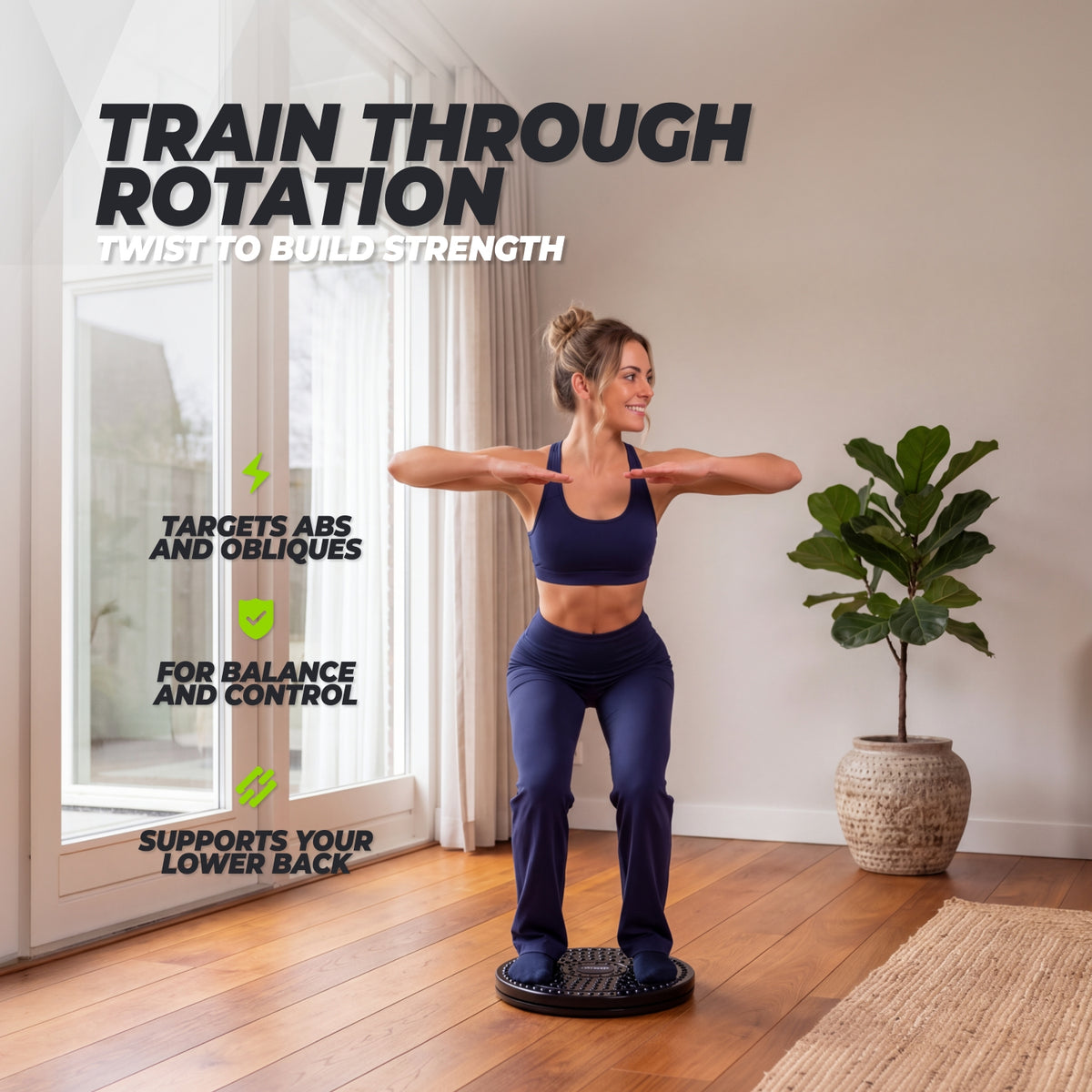 VirtuFit Core Twister - Entraîneur De Balance