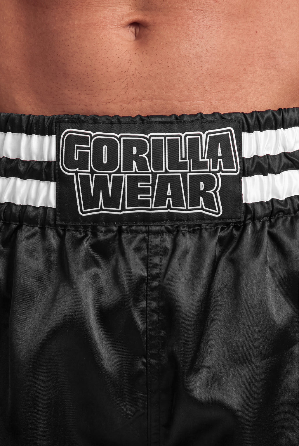 Gorilla Wear Tacoma Fighting Shorts - Noir/Blanc