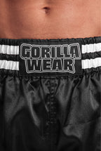 Gorilla Wear Tacoma Fighting Shorts - Noir/Blanc