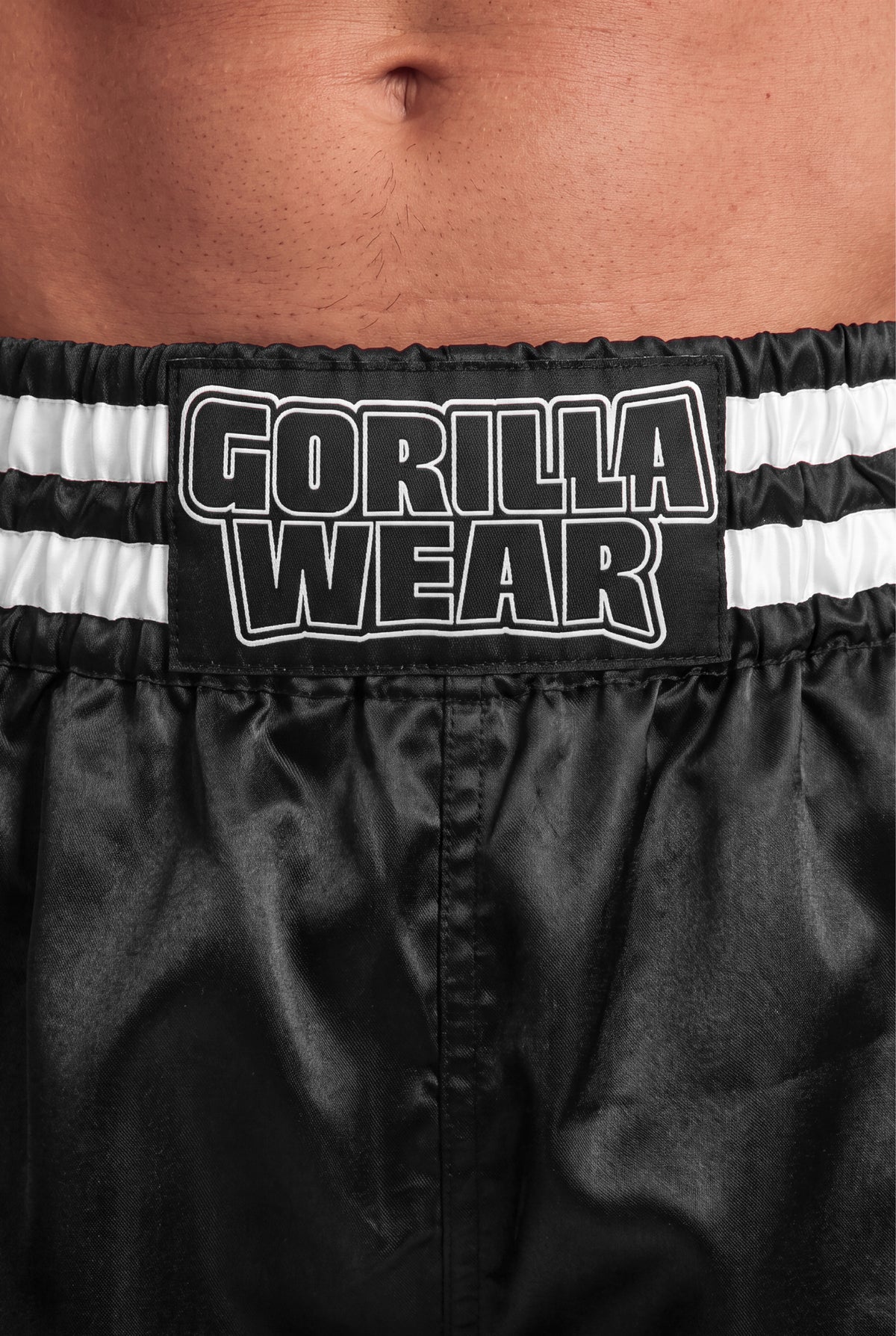 Gorilla Wear Tacoma Fighting Shorts - Noir/Blanc