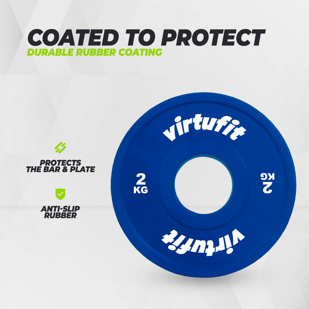 VirtuFit Olympische Fractional Plate - Halterschijf - Bumper Plate -  2 kg