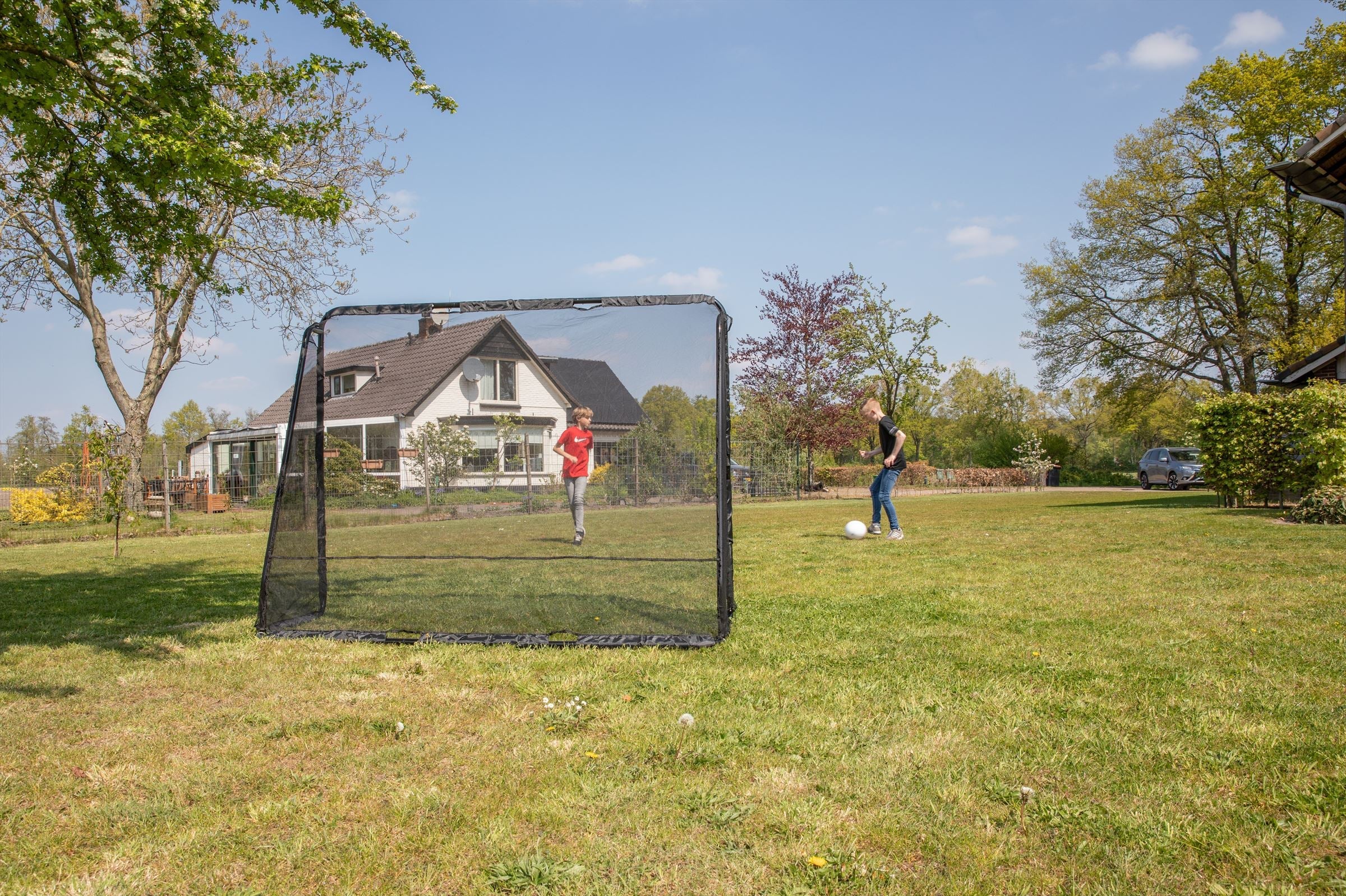 VirtuFit Voetbaldoel Pro met Doelwand - Voetbal Goal - 220 x 170 cm