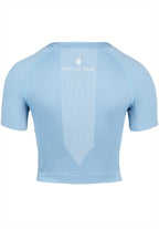 Gorilla Wear Selah Seamless Crop Top - Light Blue