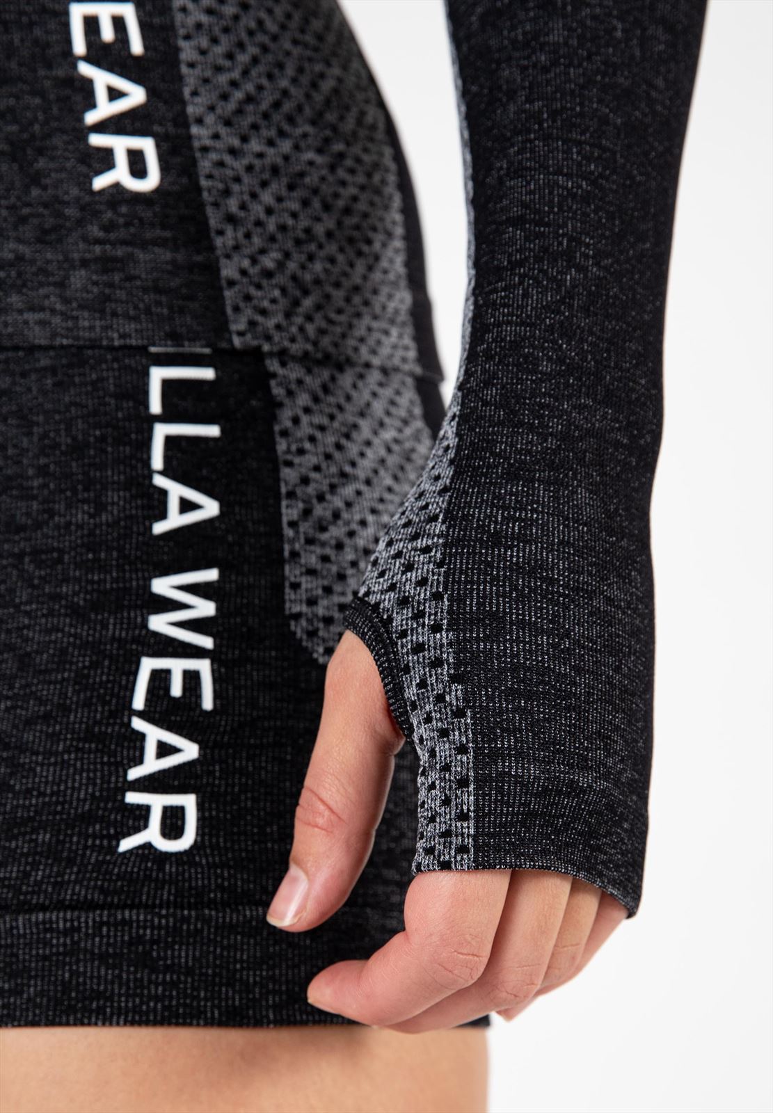 Gorilla Wear Selah Seamless Long Sleeve - Noir