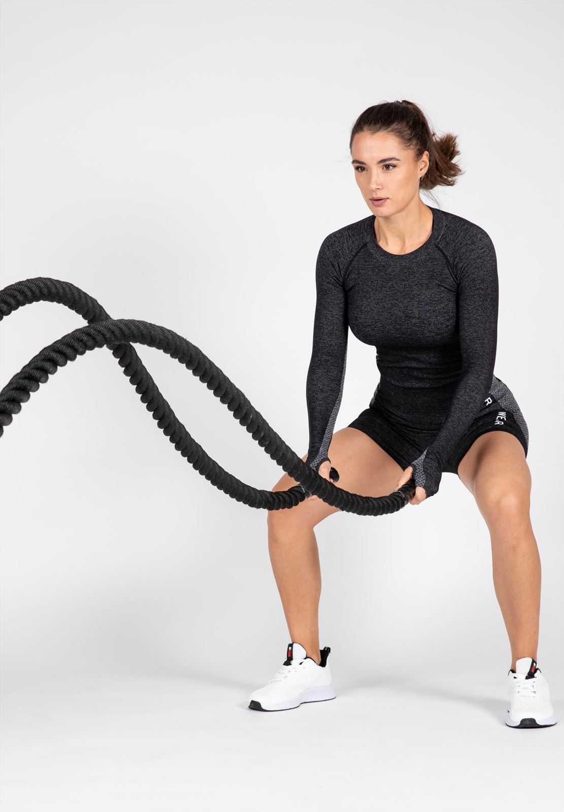 Gorilla Wear Selah Seamless Long Sleeve - Noir