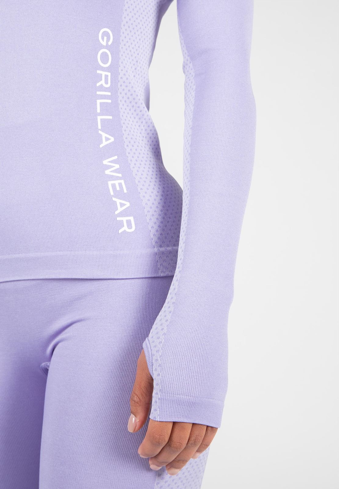 Gorilla Wear Selah Seamless Long Sleeve - Lila