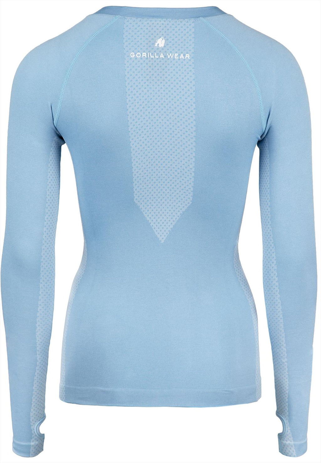 Gorilla Wear Selah Seamless Long Sleeve - Light Blue
