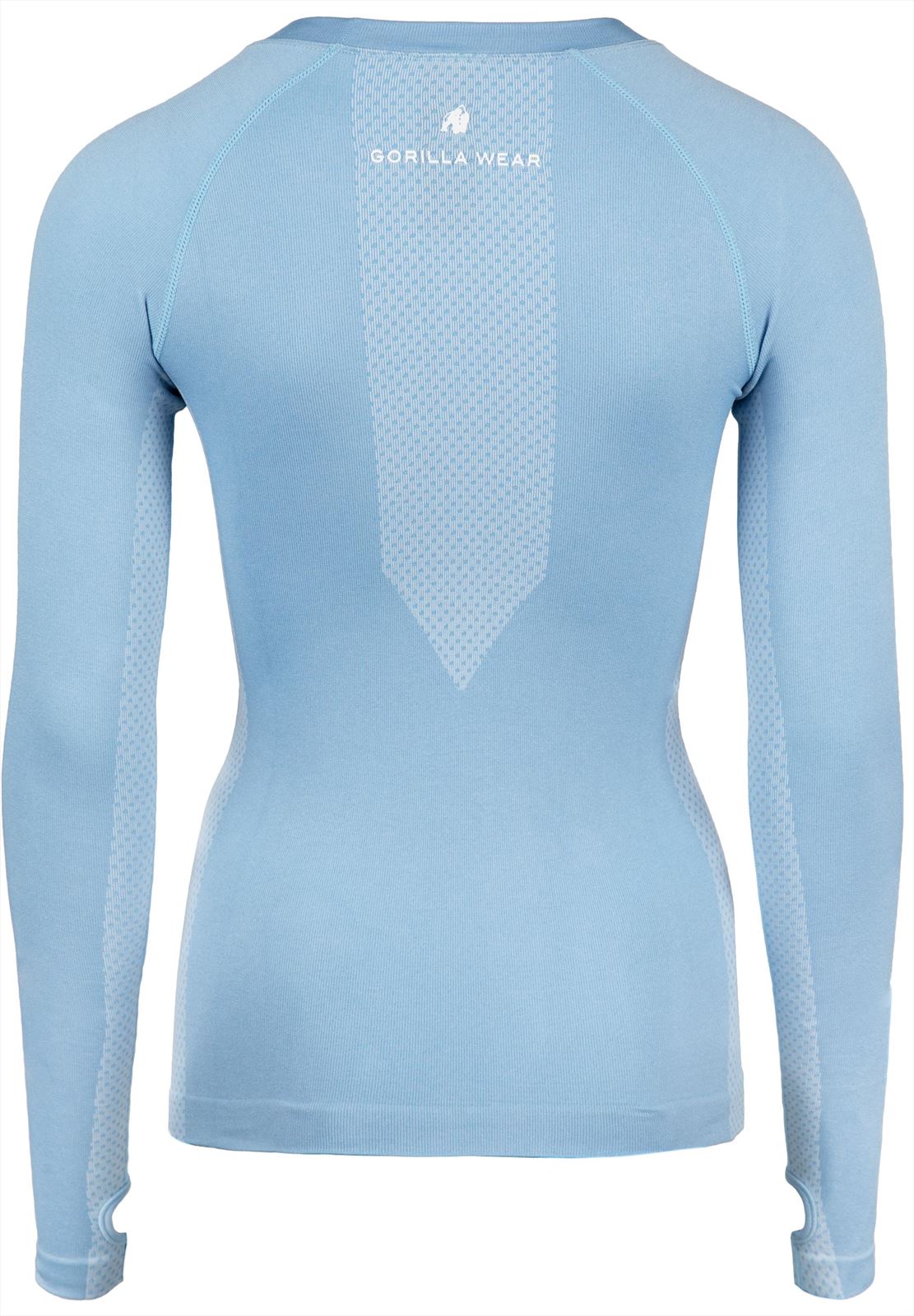Gorilla Wear Selah Seamless Long Sleeve - Light Blue