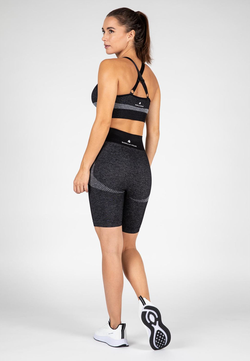 Gorilla Wear Selah Seamless Cycling Shorts - Noir