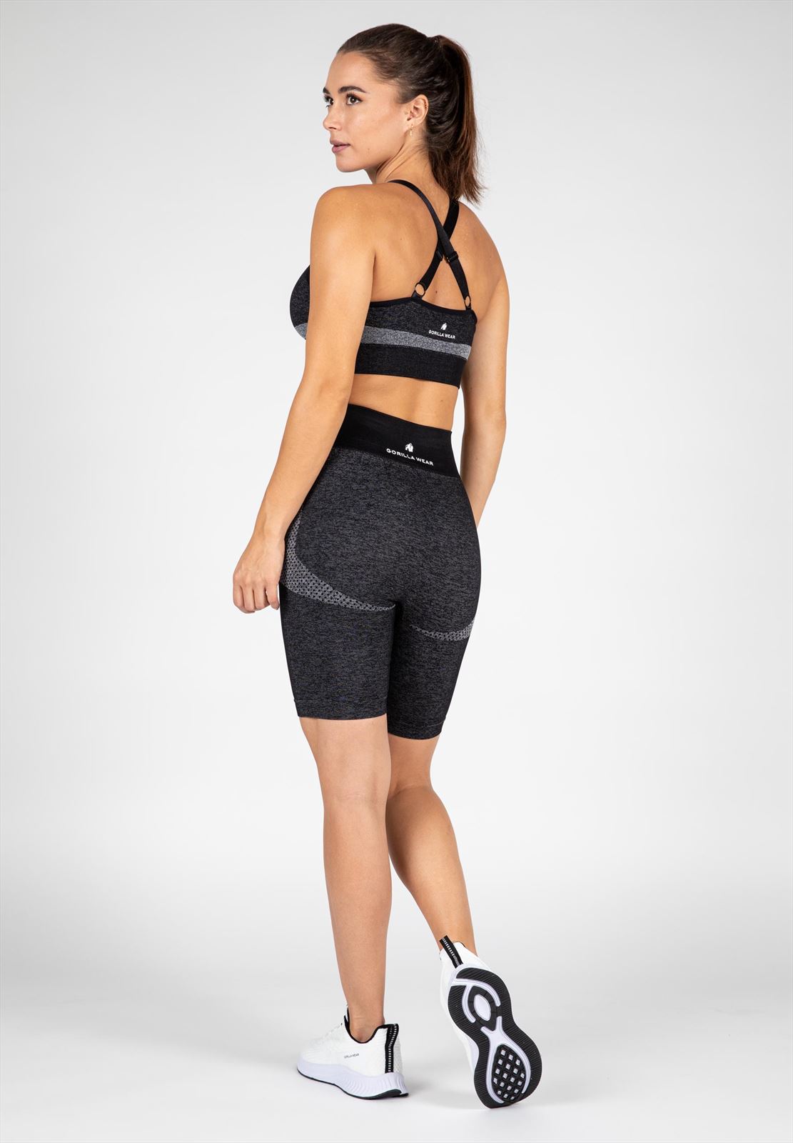 Gorilla Wear Selah Seamless Cycling Shorts - Noir