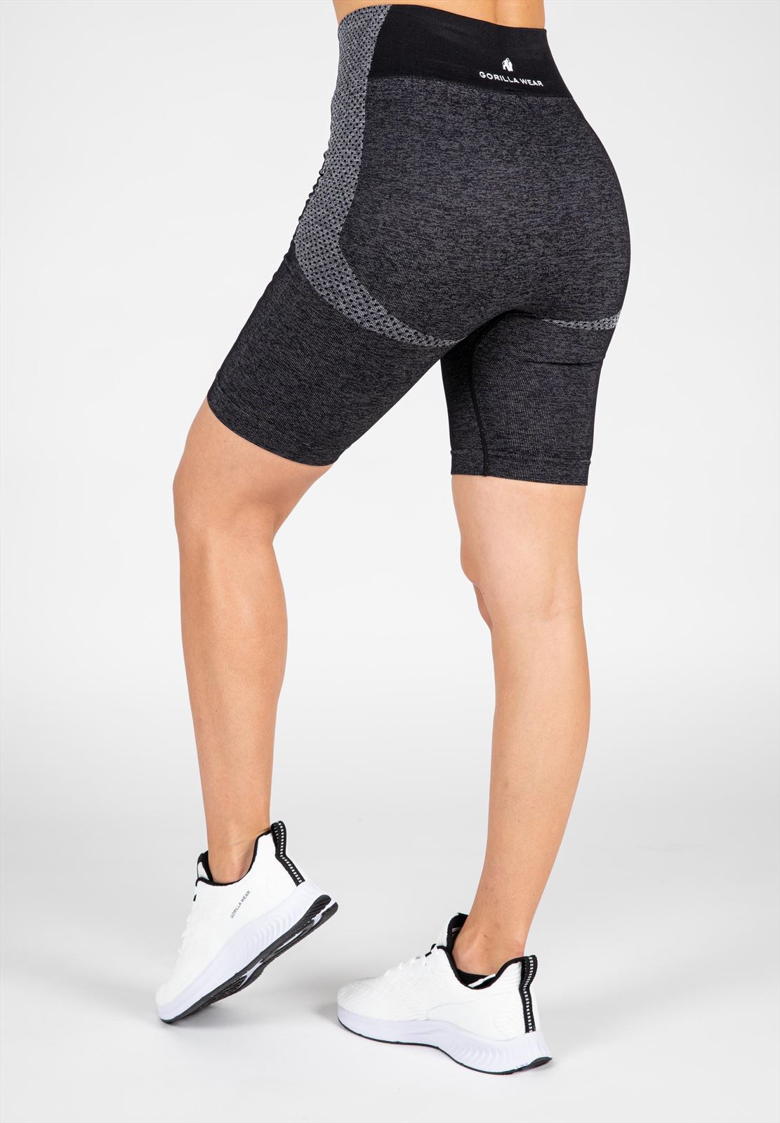 Gorilla Wear Selah Seamless Cycling Shorts - Noir
