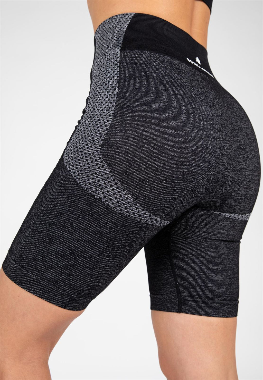 Gorilla Wear Selah Seamless Cycling Shorts - Noir