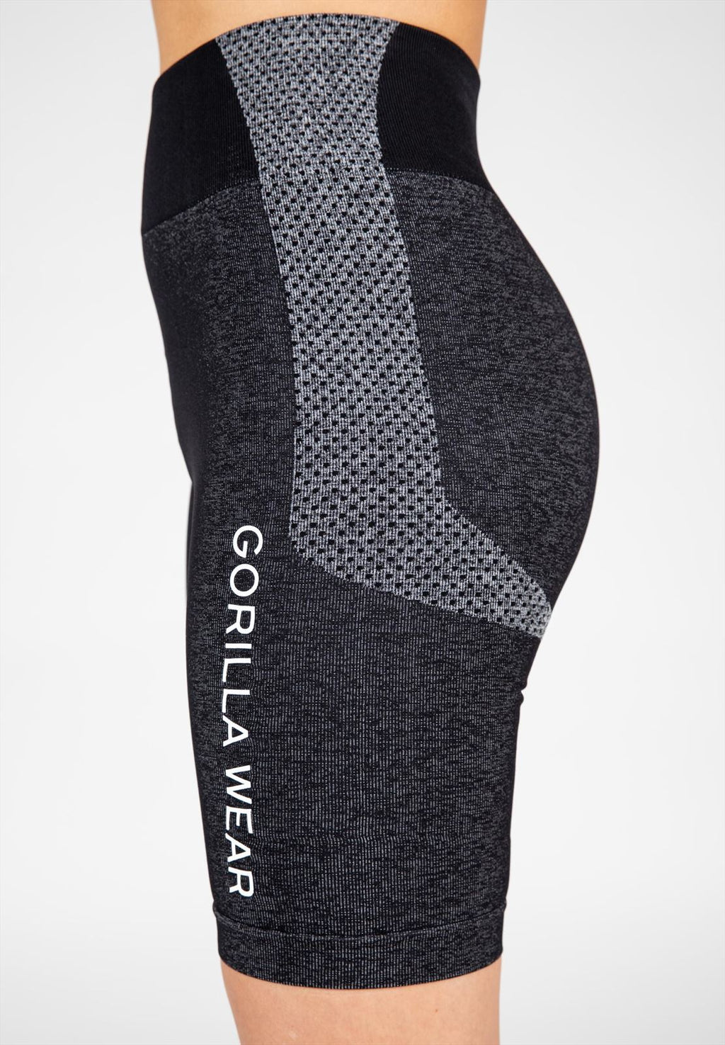 Gorilla Wear Selah Seamless Cycling Shorts - Noir