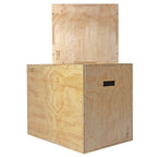 VirtuFit Houten Plyo Box 3-in-1 - Groot - 50 x 60 x 75 cm - Tweedekans