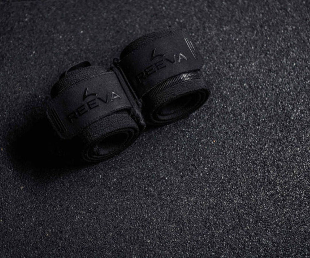 Reeva Powerlifting Wrist Wraps - 90 cm - Zwart