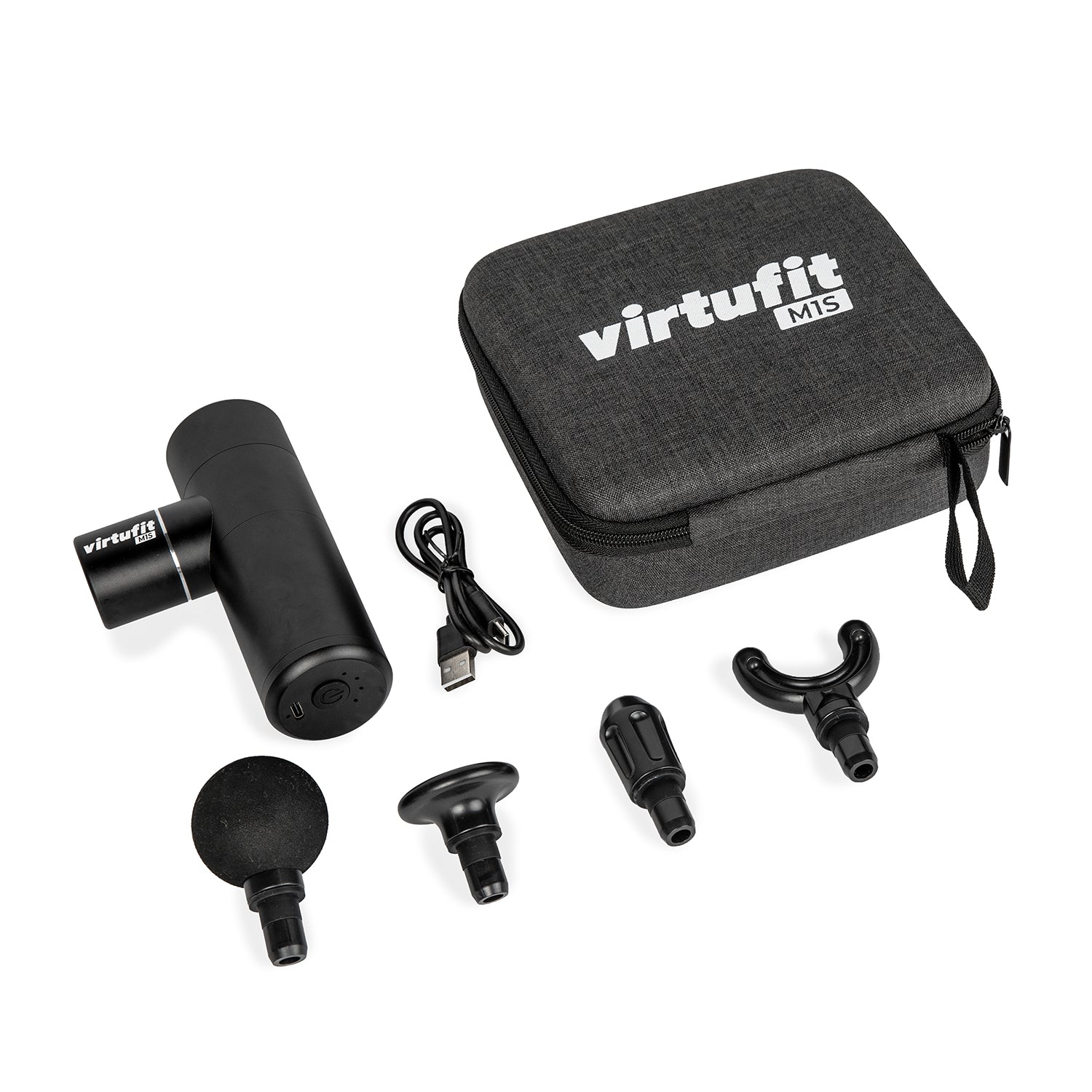 VirtuFit M1s Mini Pistolet de Massage - 4 accessoires