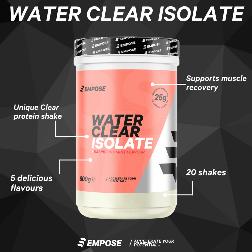 Empose Nutrition Water Clear Isolate - Protéines Ranja - Eiwit Poeder - 600 gr - Menthe framboise