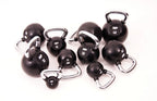 Muscle Power Rubberen Kettlebell - Zwart - 28 kg