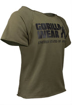 Gorilla Wear Classic Work Out Top - Vert Armée