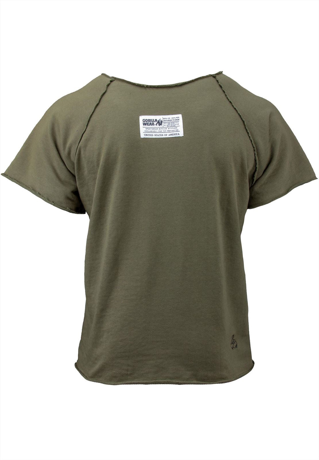 Gorilla Wear Classic Work Out Top - Vert Armée